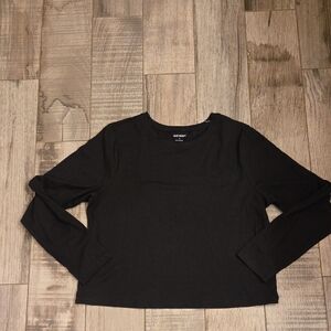 Old Navy Women's Black Long Sleeve Top